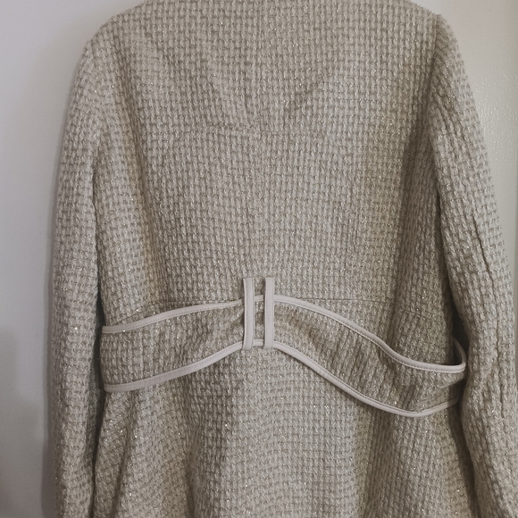 Victoria's Secret Cream Textured Pea Coat - Picture 6 of 7